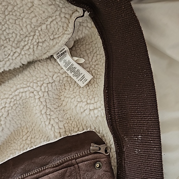 Joe Fresh Jackets & Coats | Boys Joe Fresh Jacket | Color: Brown suede & creme - Picture 2 of 5